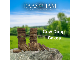 Cow Dung Cake For Ganesha Homa In India
