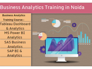 Industry-ready Business Analytics Course in Noida, Excel, VBA, SQL, Power BI, and Free Data Science Certification, by "SLA Consultants Noida"
