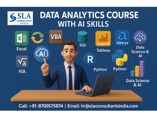 Data Analyst Course in Delhi with AI Skills, "Upgrade your skills, upgrade your paycheck" Learn From "SLA Consultants India"