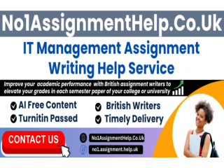 IT Management Assignment Help - by No1AssignmentHelp.Co.UK