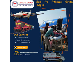 Ansh Air Ambulance Service in Kolkata with Advanced Medical Equipments