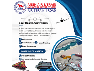 Ansh Train Ambulance in Ranchi with Comprehensive Medical Support