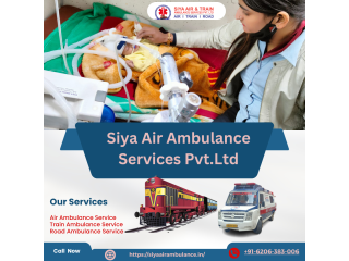 Siya Air Ambulance Service in Kolkata - Immediate Medical Attention