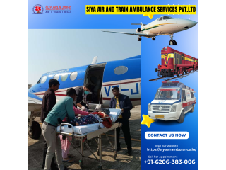 Siya Air Ambulance Service in Ranchi is A First-Class Service Provider