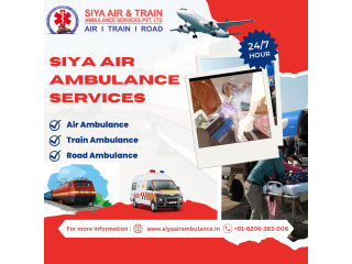Siya Air Ambulance Service in Patna - 24 Hours Available to Fly