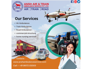 Ansh Train Ambulance Service Mumbai with Well-Experienced MD Doctor and Team